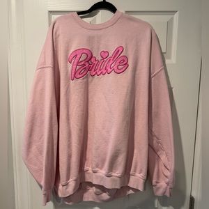 3X Barbie Bride Crew neck sweatshirt